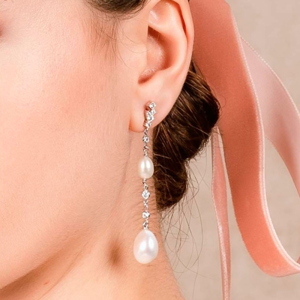 Pendientes plata de ley Joyería Firenze