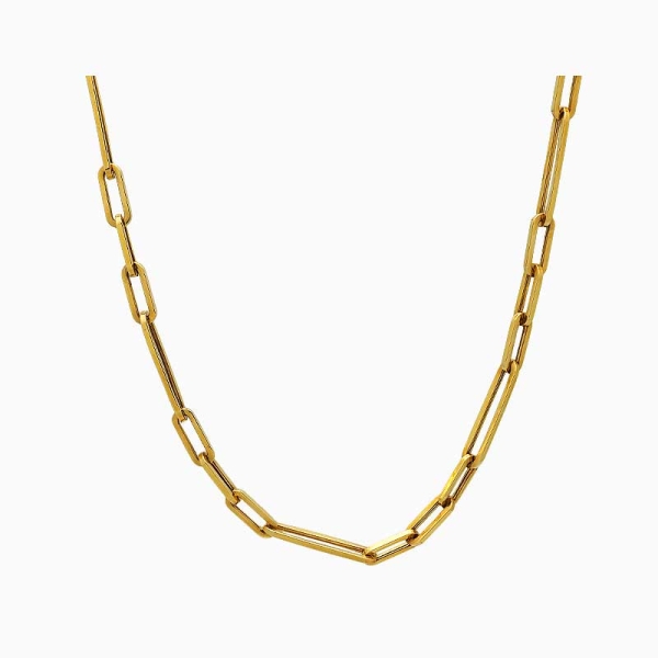 Gargantilla de eslabones de oro