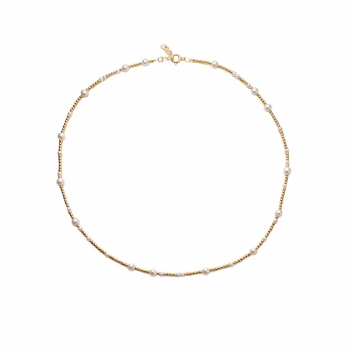 Gargantilla bolitas en oro amarillo